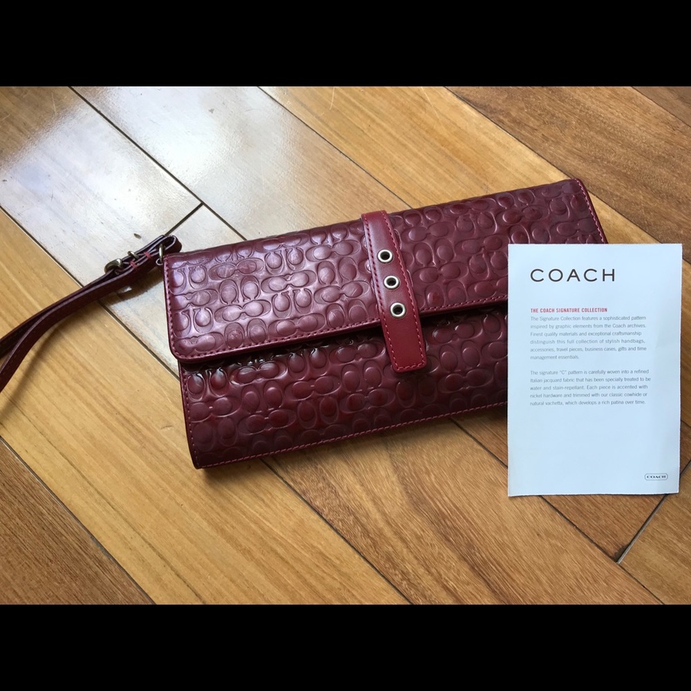 COACH Signature Collection Wristlet